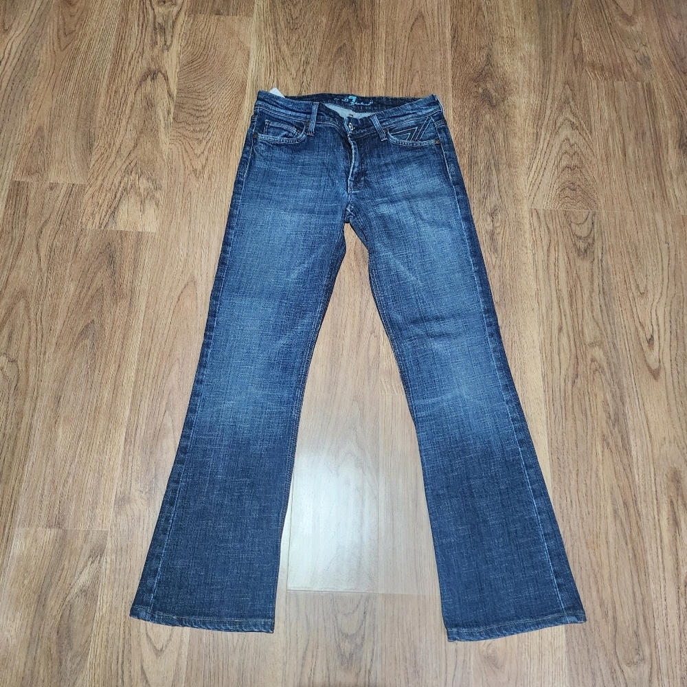 7 For All Mankind Stylish Blue Jeans, Size 27